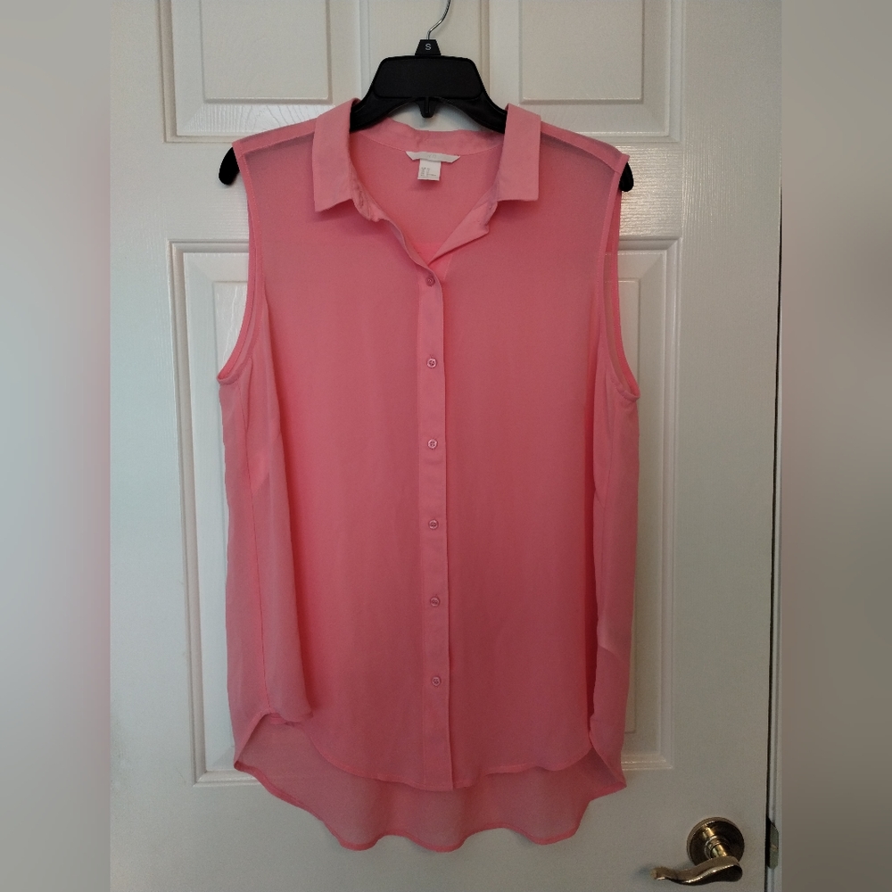 Pink button-up blouse by H&M - Picture 3 of 6
